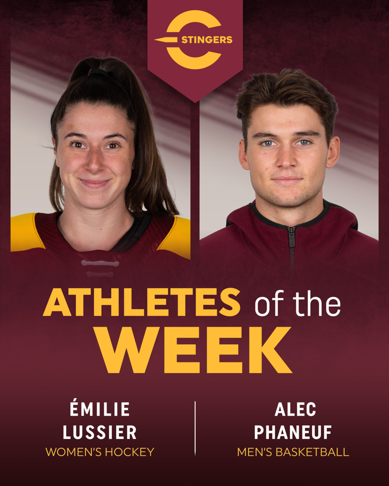 Athletes of the Week: Émilie Lussier and Alec Phaneuf
