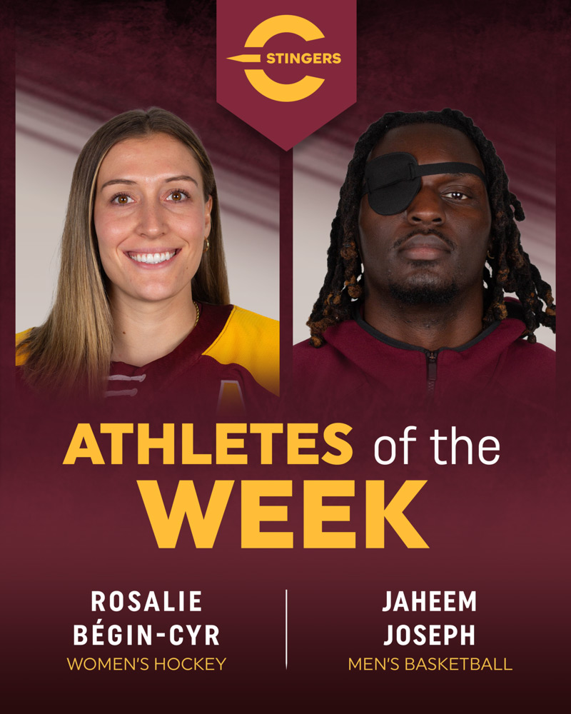 Athletes of the Week: Rosalie Bégin-Cyr and Jaheem Joseph