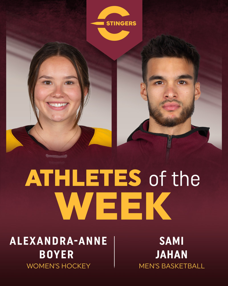 Athletes of the Week: Alexandra-Anne Boyer and Sami Jahan