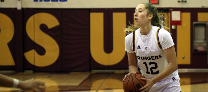 Coralie Dumont was a top rebounder and scorer with the Stingers.