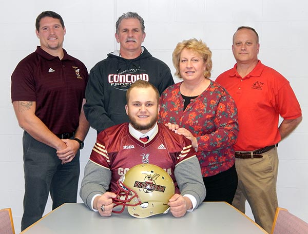 Mickey Donovan, the Skinner family and Concord Coach Eric Brown