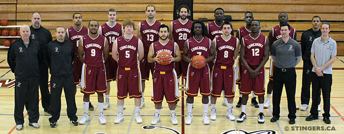 Men's Basketball 2013-'14 team photograph