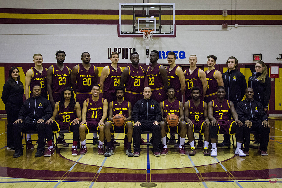 Men's Basketball 2016-'17 team photograph
