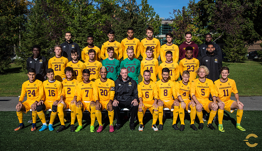 Men's Soccer 2017-'18 team photograph