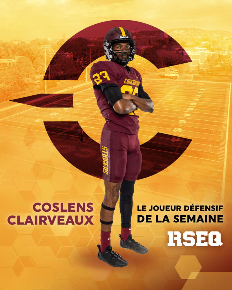 L'athlète de la semaine RSEQ : Coslens Clairveaux