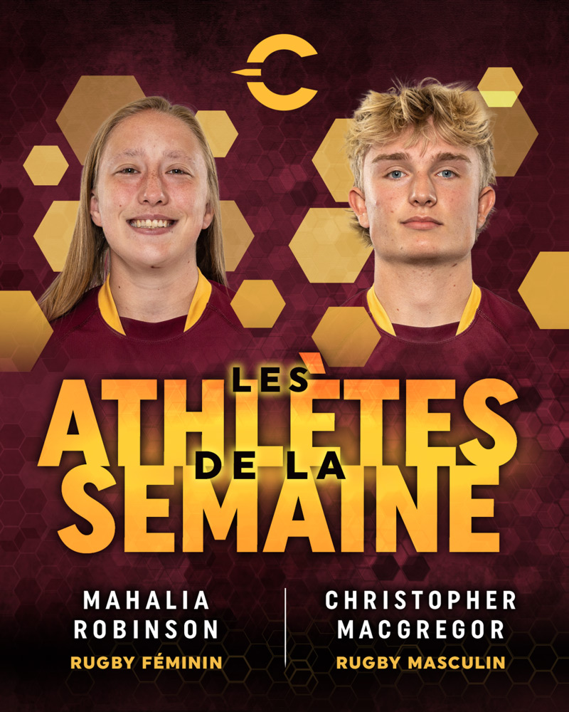 Les athlètes de la semaine : Mahalia Robinson, Christopher MacGregor