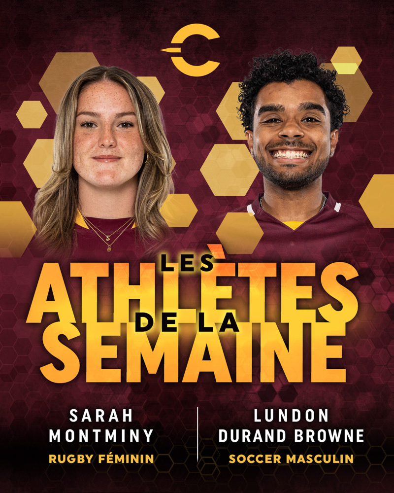 Les athlètes de la semaine : Sarah Montminy, Lundon Durand Browne