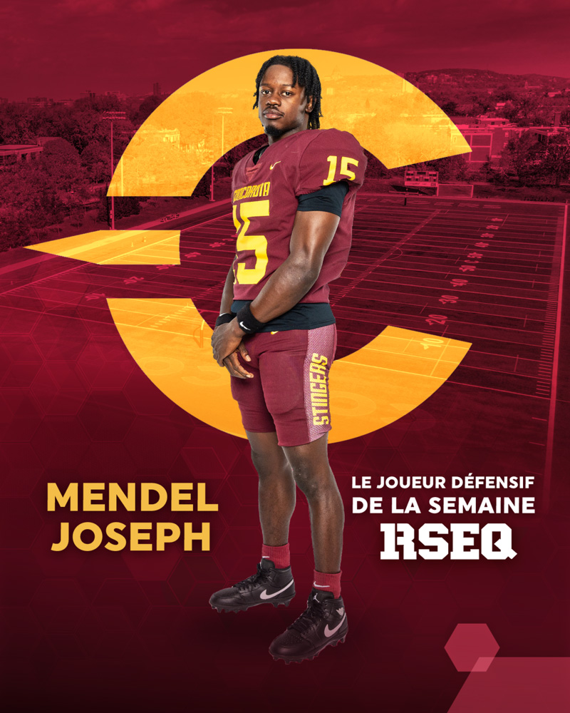 L'athlète de la semaine RSEQ : Mendel Joseph