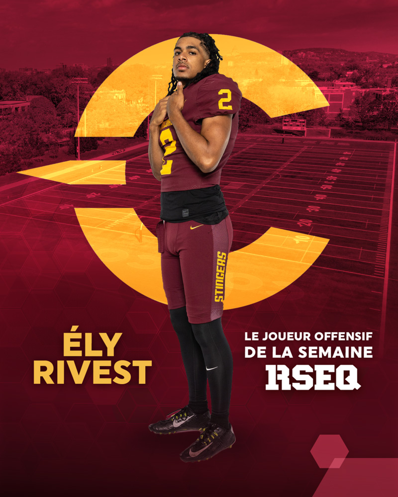 Le joueur offensif de la semaine RSEQ : Ely Rivest