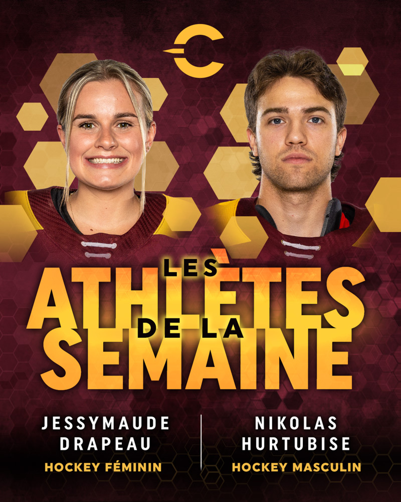 Les athlètes de la semaine : Jessymaude Drapeau, Nikolas Hurtubise