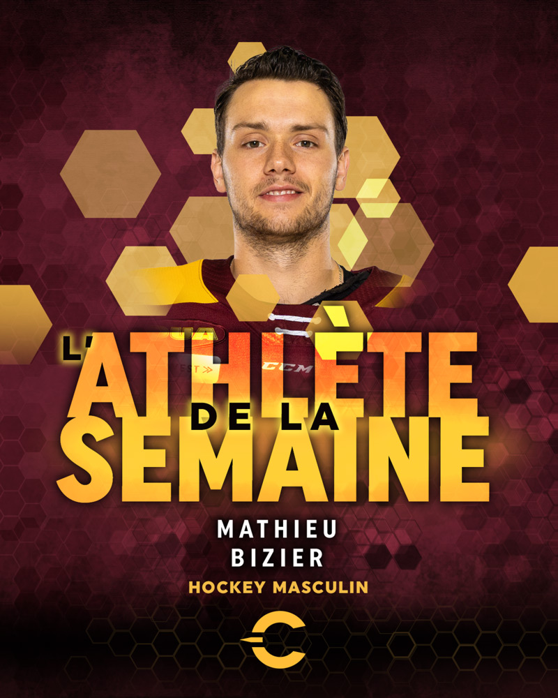 L'athlète de la semaine : Mathieu Bizier