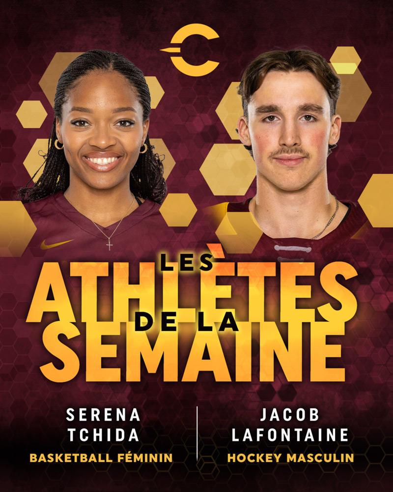 Les athlètes de la semaine : Serena Tchida, Jacob Lafontaine