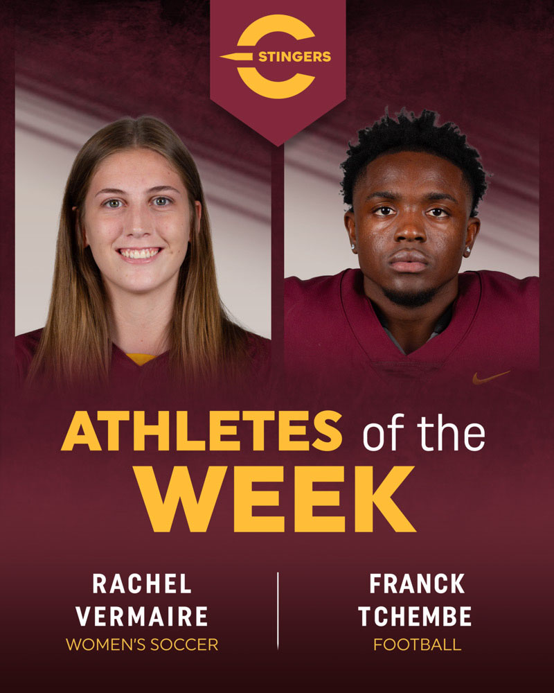 Athletes of the Week: Rachel Vermaire and Franck Tchembe