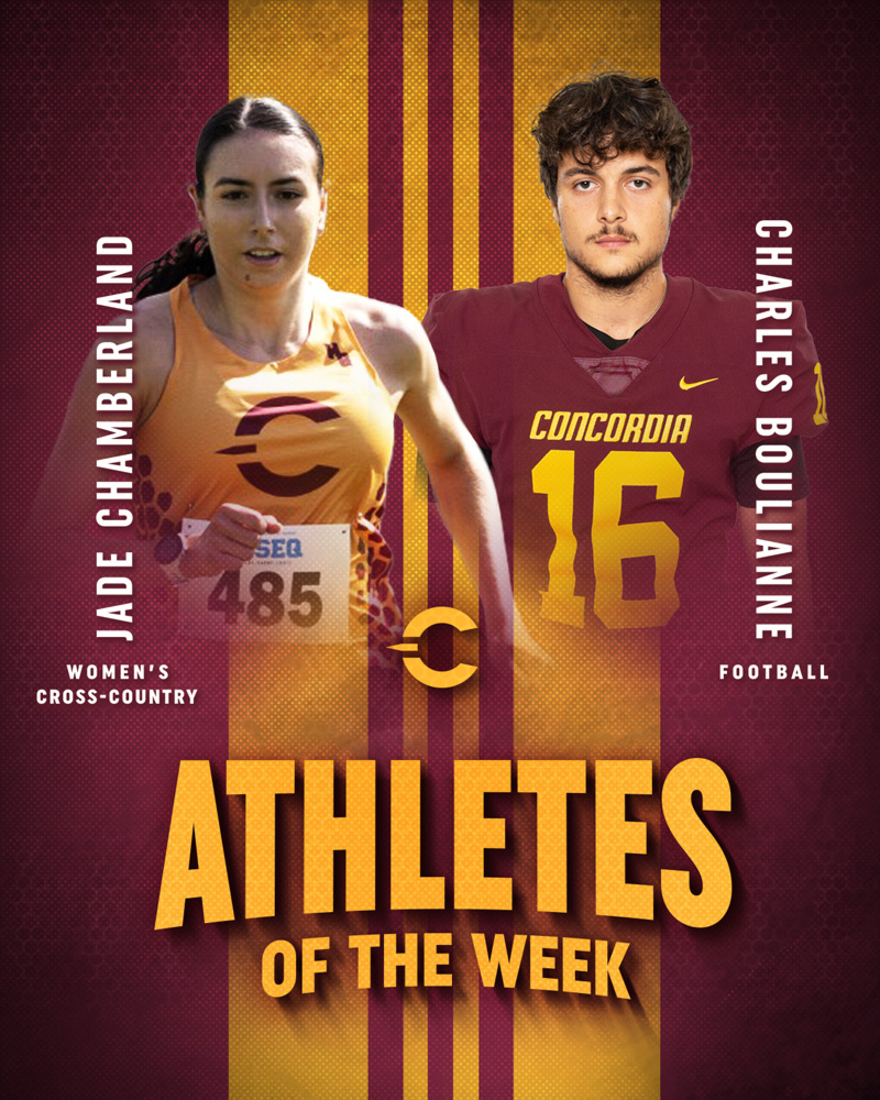 Athletes of the Week Chamberland Boulianne Sep