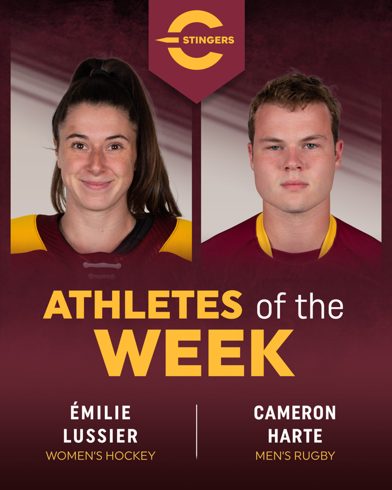 Athletes of the Week: Émilie Lussier and Cameron Harte