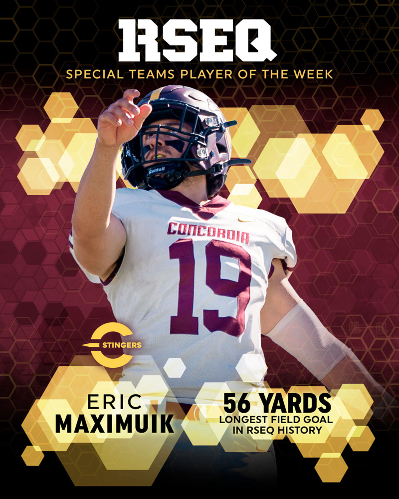 RSEQ Athlete of the Week: Eric Maximuik