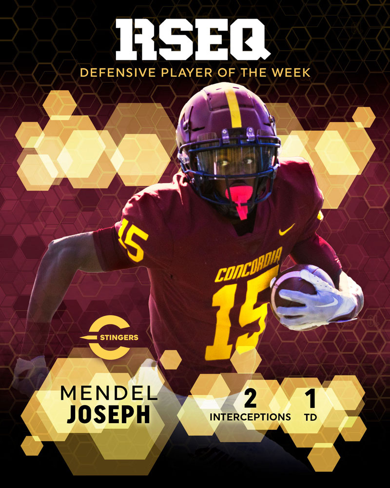 RSEQ Athlete of the Week: Mendel Joseph