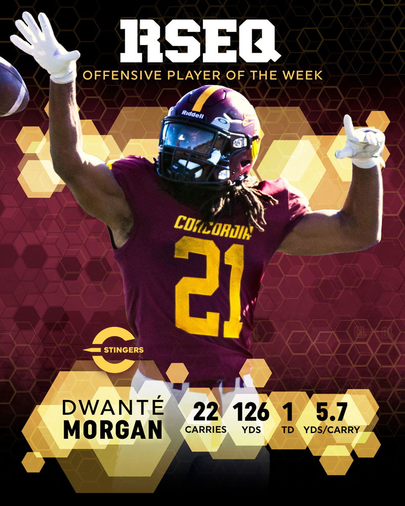 RSEQ Athlete of the Week: Dwante Morgan