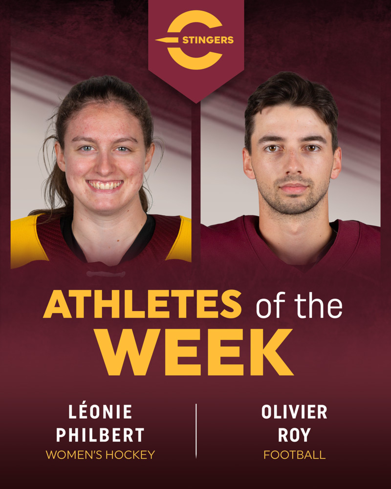 Athletes of the Week: Léonie Philbert and Olivier Roy