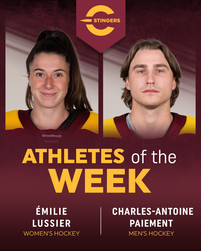 Athletes of the Week: Émilie Lussier and Charles-Antoine Paiement