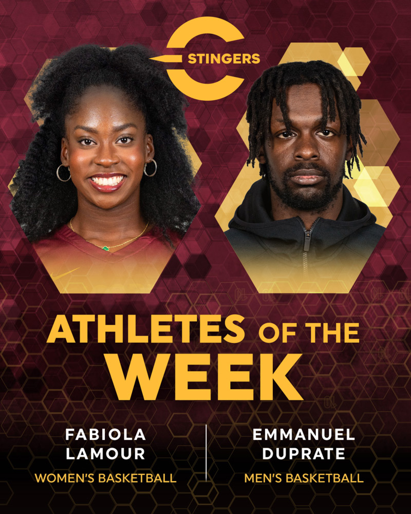 Athletes of the Week     Lamour Duprate Nov   