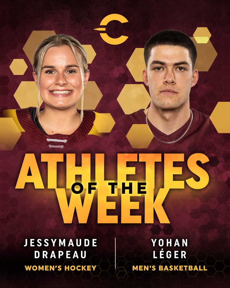Athletes of the Week: Jessymaude Drapeau, Yohan Leger