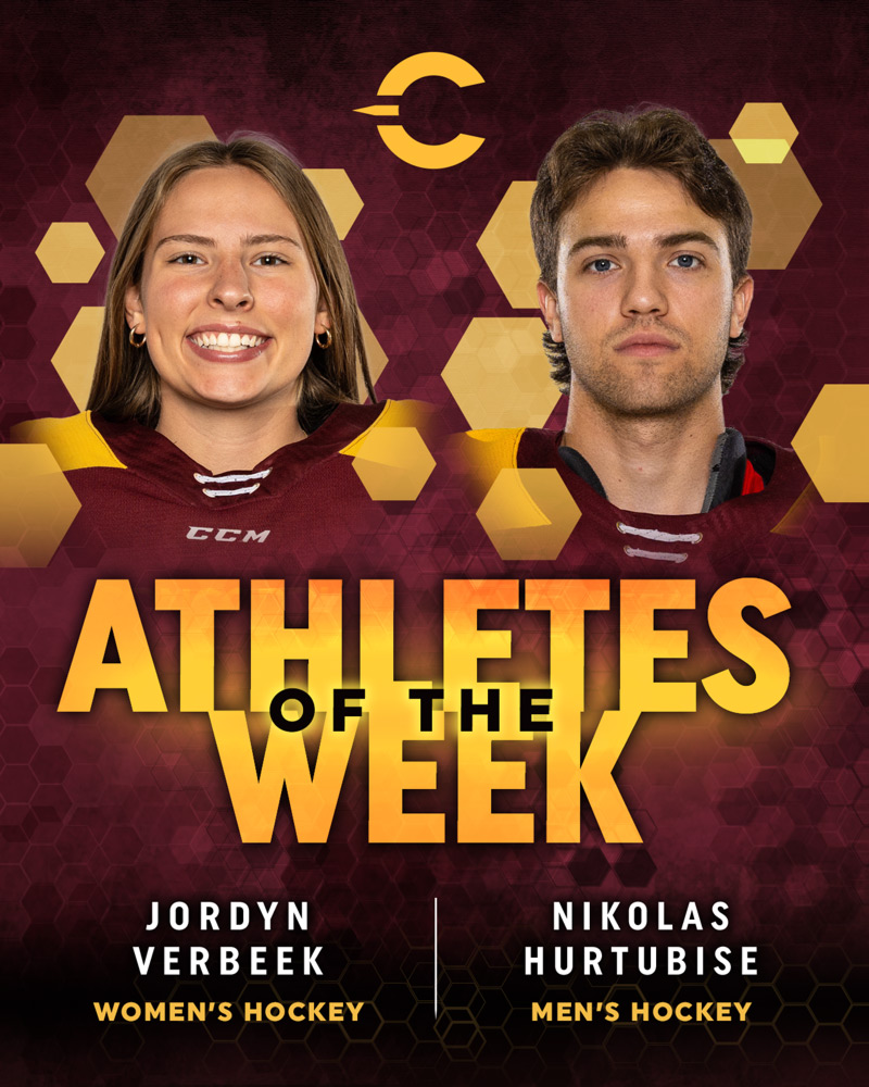 Athletes of the Week     Verbeek Hurtubise Jan   