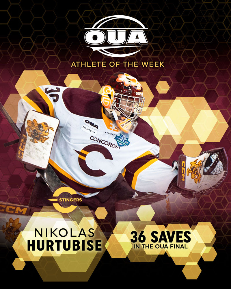 Athletes of the Week     Hurtubise Mar   