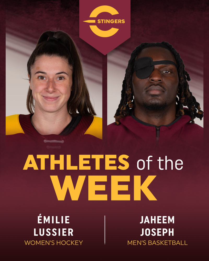 Athletes of the Week: Émilie Lussier and Jaheem Joseph