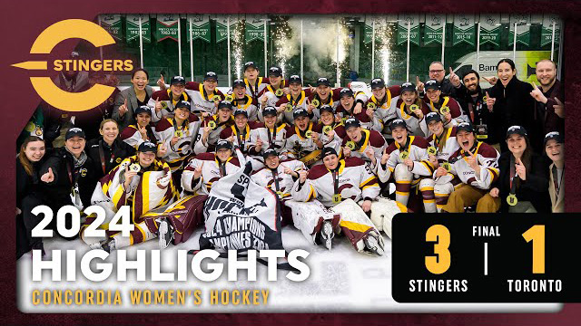 Stingers women's hockey 2023-24 National Champions