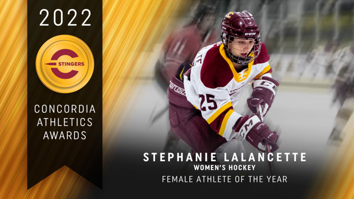 Stephanie Lalancette - 2022 Female Athlete of the Year