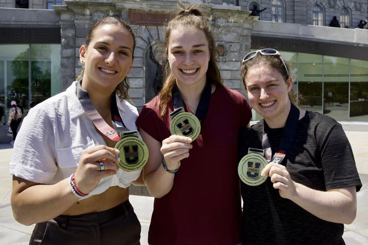 Photo Gallery: Concordia Women's Hockey at Quebec's National Assembly