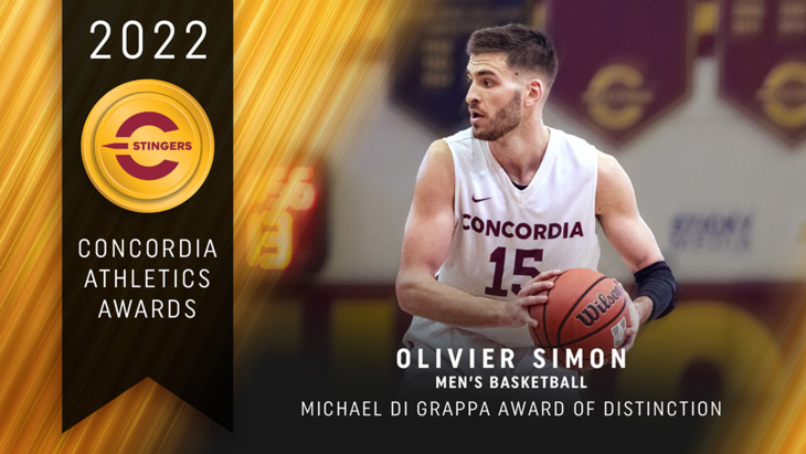 Olivier Simon - 2022 Michael Di Grappa Award