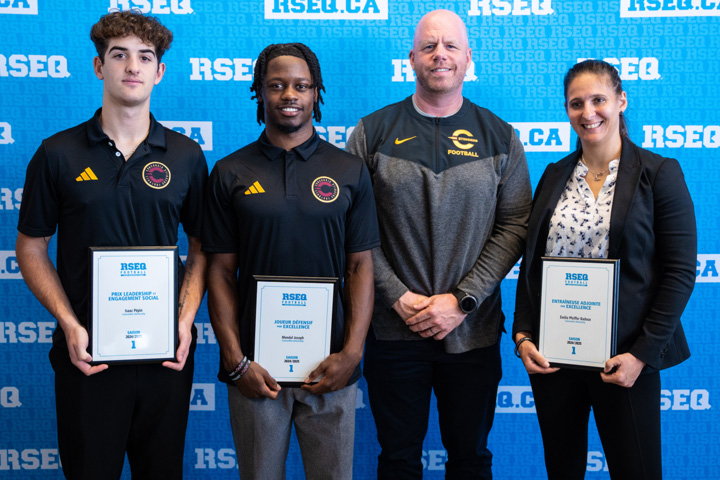 From left: Isaac Pepin, Mendel Joseph, Brad Collinson & Émilie Pfeiffer Badoux