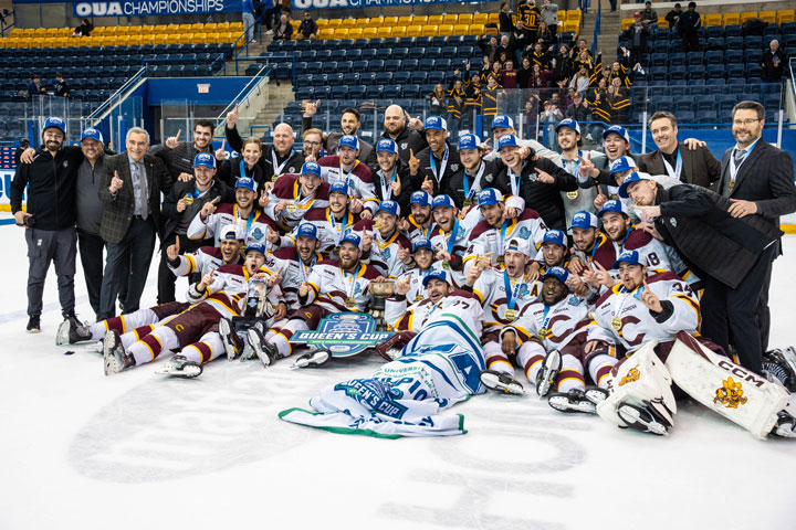 Men's hockey capture first OUA Championship in program history