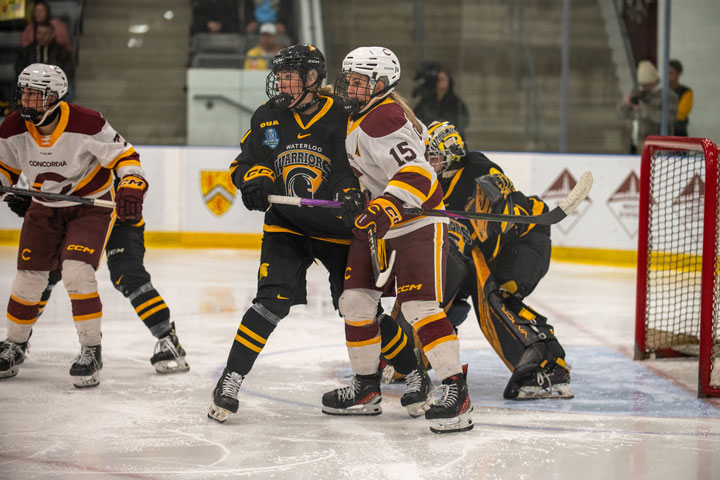 Women's hockey fall to host Waterloo, will play Toronto for bronze