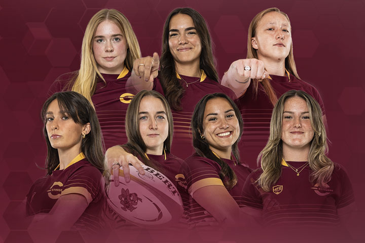 Top row (right to left): Anderson, Amaral, Robinson<br> Bottom row (right to left): Allard, Duncan, McTavish, Montminy