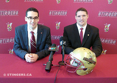 Athletic Director Patrick Boivin and Football Head Coach Mickey Donovan