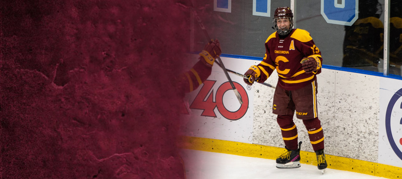 All-Canadian forward Emmy Fecteau opened the scoring in Saturday's semifinal.