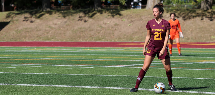 Imane Chebel has been a solid addition to the women's soccer team.