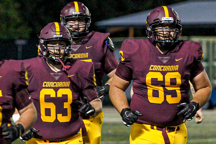 Linemen Noah Domingue (63) and Jordan Hurley (69) to test on March 13.