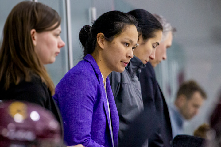 Head coach Julie Chu likes the depth and talent on this year's Stingers roster.