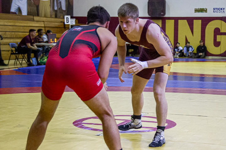 Sam Garland is one of seven men's wrestlers heading to nationals.