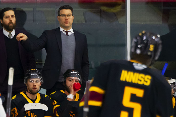 Marc-André Elément took over as head coach of the Concordia Stingers in 2015.