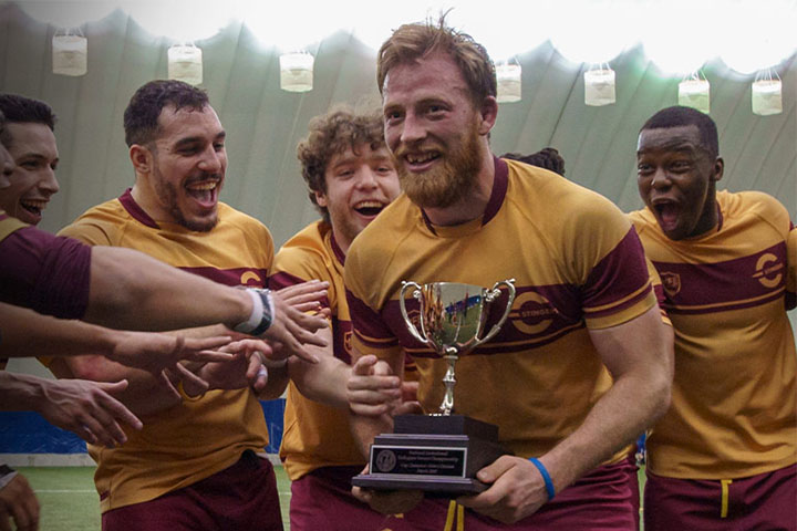 Stingers golden at men's rugby 7s championship