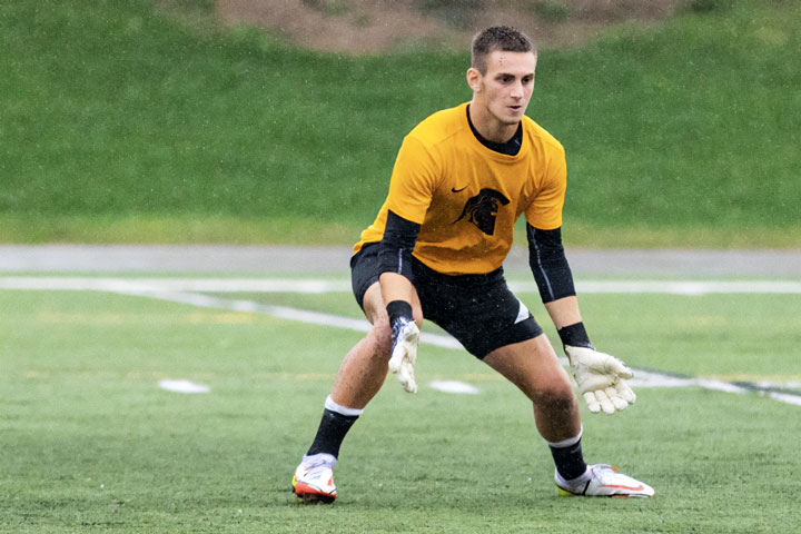 Goalkeeper Tony Awad will be eligible to compete in conference play in 2023.