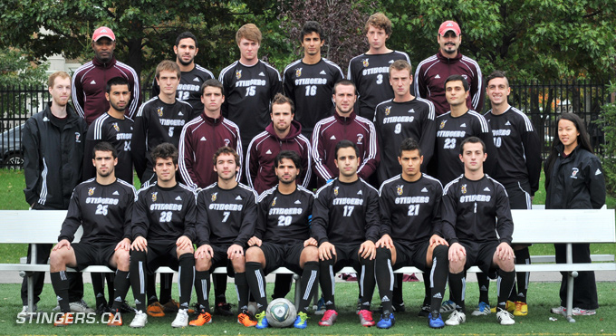 Men's Soccer 2011-'12 team photograph