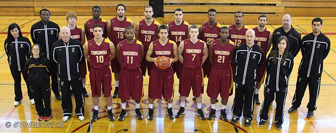 Men's Basketball 2012-'13 team photograph